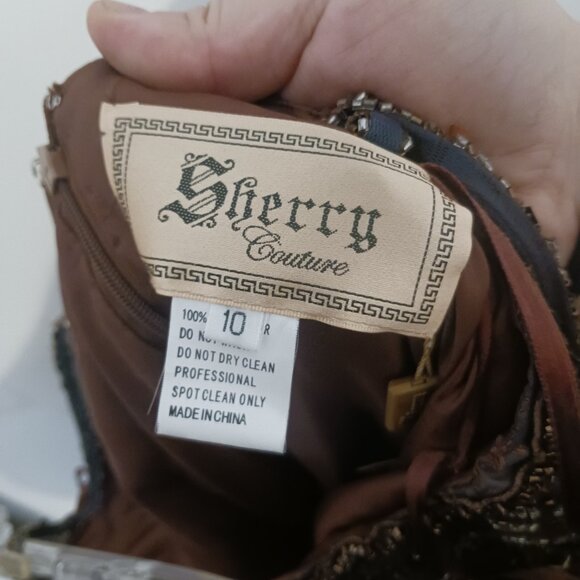 Sherry couture pageant formal dress size 10 - Picture 3 of 7